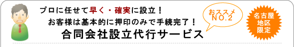 合同会社設立代行サービス